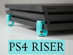 PS4 Riser Slim Pro Fat quick & easy Feet airflow