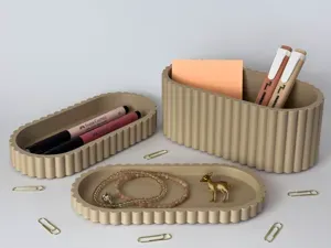 PIHE Modular Box and Tray Set Organizer 3pcs