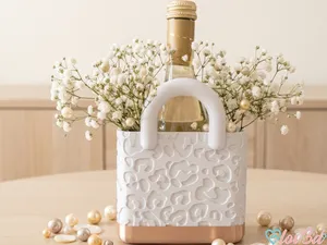 Luxury Leo Gift Bag - Elegant Color-Swap Caddy