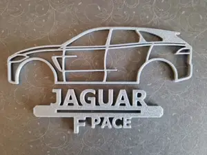 Jaguar F-Pace Silhouette mit Ständer