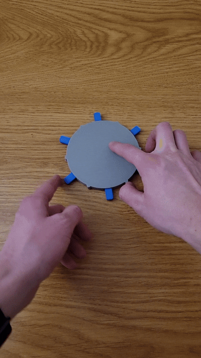 Pocket Roulette Fidget Game