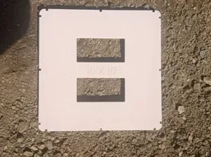 GABARIT DE PLANTATION / SEMIS–ESPACEMENT RÉGULIER