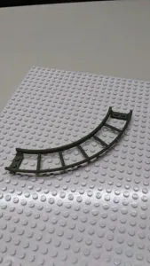 Brick Roller Coaster Curve Track