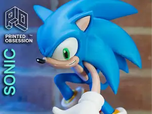 Sonic - Fan Art - Print in Pieces - Full color