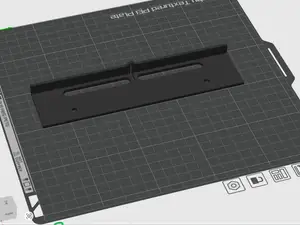 Drilling template for cabinet door 128mm handle