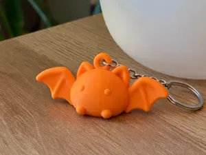Tiny Bat - cute halloween keychain