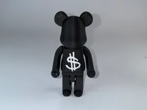 (10cm) Bearbrick dollar sing tag