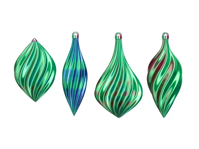 Spiral Christmas Ornaments / Baubles in Vase Mode — Фото 3 из 5
