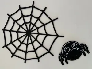Spider in a cobweb - Jewellery hanger