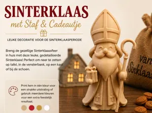 Sinterklaas met Staf & Cadeautje