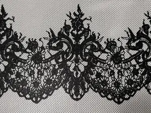 3D Printed Lace on Tulle Elegant Delicate TPU/PLA 