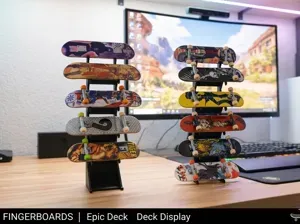 Tech Deck Display Stand: Holds 6 Fingerboards