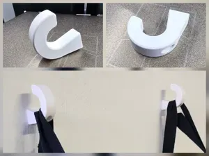 Heavy Duty Minimalist Hook (Wall & Ceiling Mount)