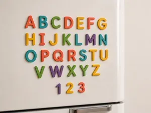 Magnetic Alphabet Letters A-Z - Fridge Magnets