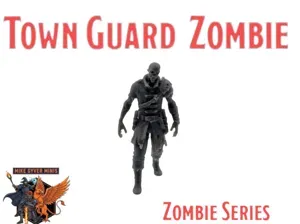 DnD TTRPG Town Guard Zombie Miniature