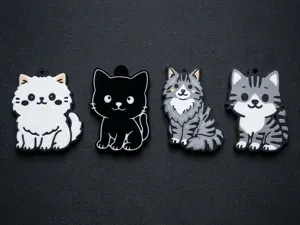 Chaveiros de Gatos Fofos