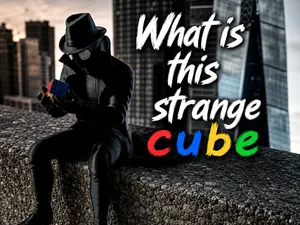 Spider-Man Noir Shelf Mysterious Rubik's Cube