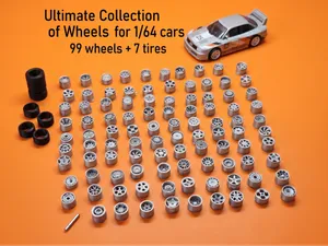 The Ultimate collection of rims and tires 1/64
