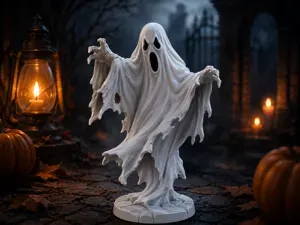 Haunted Ghost – Spooky Halloween Statue
