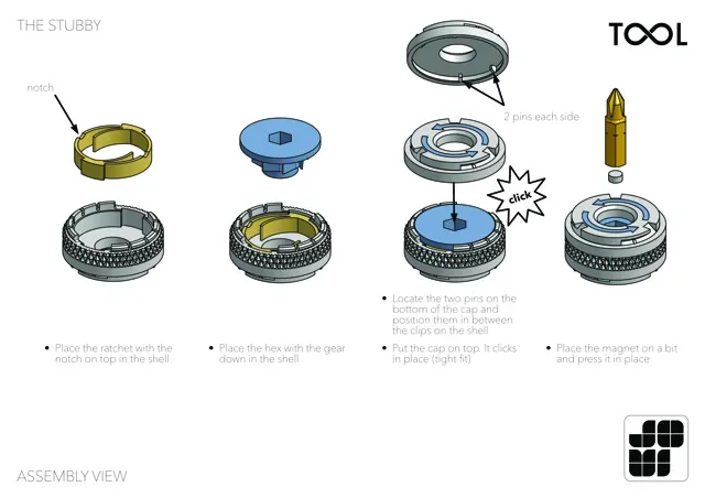 Toolfinity - The Stubby (ratchet driver reversible — Image 14 of 16