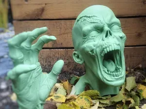 Halloween Zombie Head