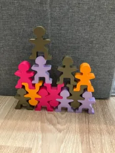 Montessori Man Tower for children