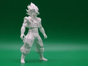 Polymer Gogeta - Dragonball Z Son Goku and Vegeta
