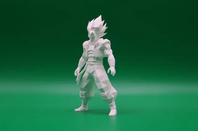 Polymer Gogeta - Dragonball Z Son Goku and Vegeta — Фото 2 из 6