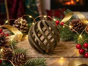 Spiral Christmas Tree Ornament