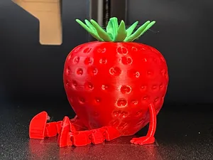 Friendly articulated strawberry