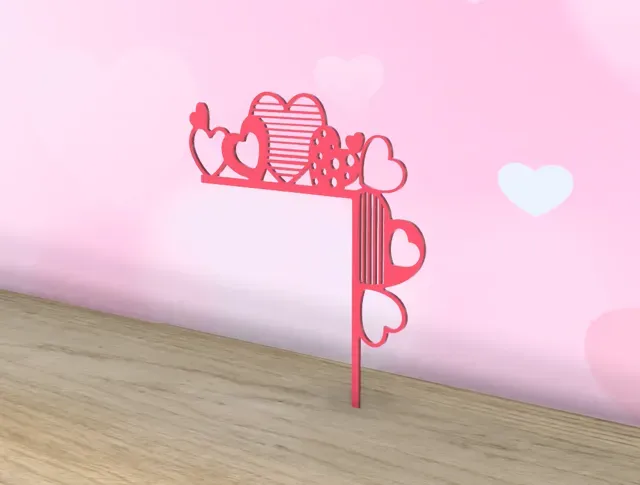 Valentine's Day - Door Corner - Hearts V2 — Image 2 of 3