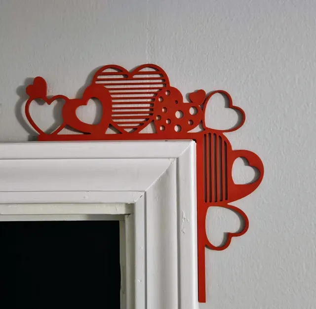 Valentine's Day - Door Corner - Hearts V2 — Image 3 of 3