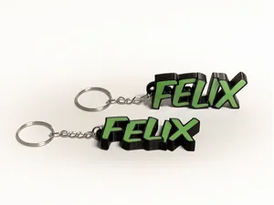 Schöner Schlüsselanhänger mit dem Namen FELIX