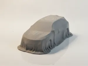 Mitsubishi Performance Car Under Cloth STL