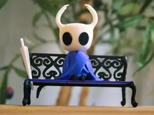 The Knight Sitting - Hollow Knight