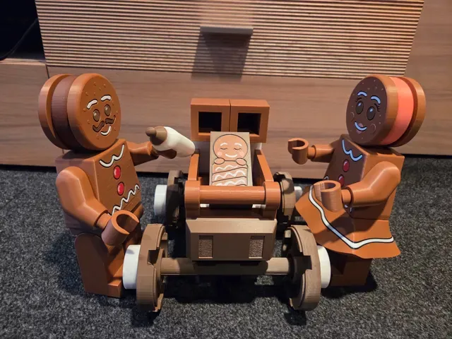 Baustein Megafigur Lebkuchen Familie & Baby — Фото 8 из 11