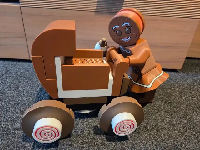 Baustein Megafigur Lebkuchen Familie & Baby — Фото 6 из 11