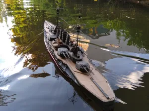 RC Battleship SMS Helgoland 1:150 scale