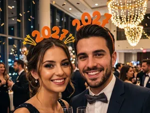 2027 New Year Tiara Headband / New Year's Eve