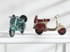 Vespa Scooter Detailed Cars 3D Printable