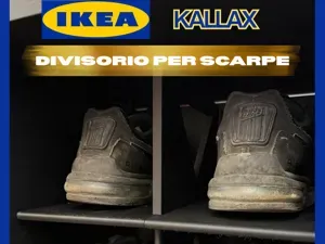 divisorio per scarpe mobile ikea kallax