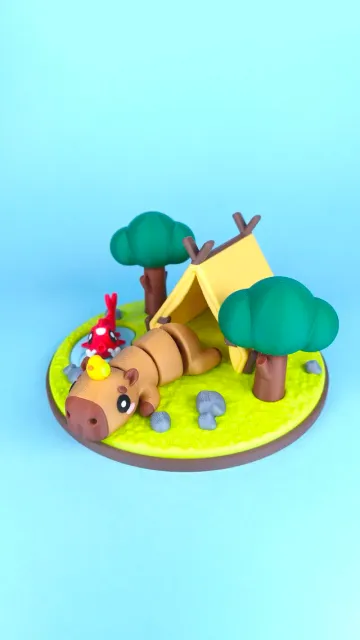 Diorama for Cute Flexi Animals, Capybara Edition — Фото 5 из 11