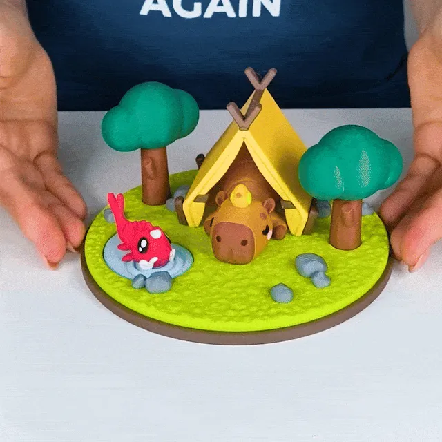 Diorama for Cute Flexi Animals, Capybara Edition — Фото 6 из 11
