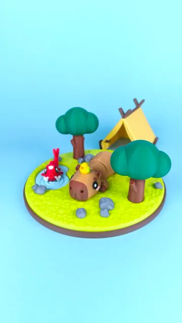 Diorama for Cute Flexi Animals, Capybara Edition — Фото 10 из 11