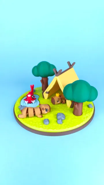 Diorama for Cute Flexi Animals, Capybara Edition — Фото 3 из 11