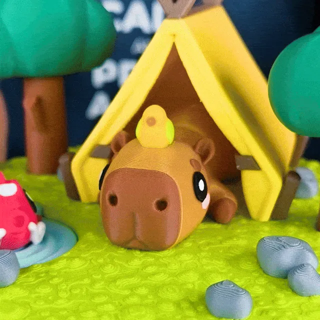 Diorama for Cute Flexi Animals, Capybara Edition — Фото 2 из 11
