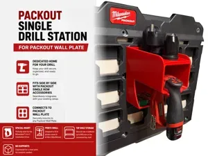 Drill Station for Packout Mounting Plate