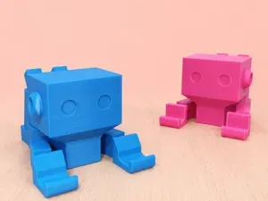 Cute Robot Phone Stand - No supports
