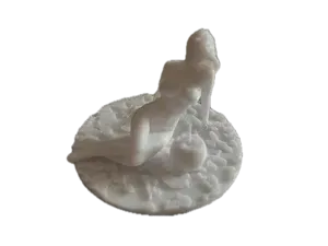 Bikini girl on beach figurine