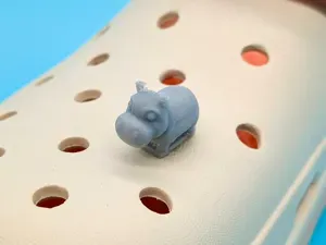 Cute Hippo croc charm